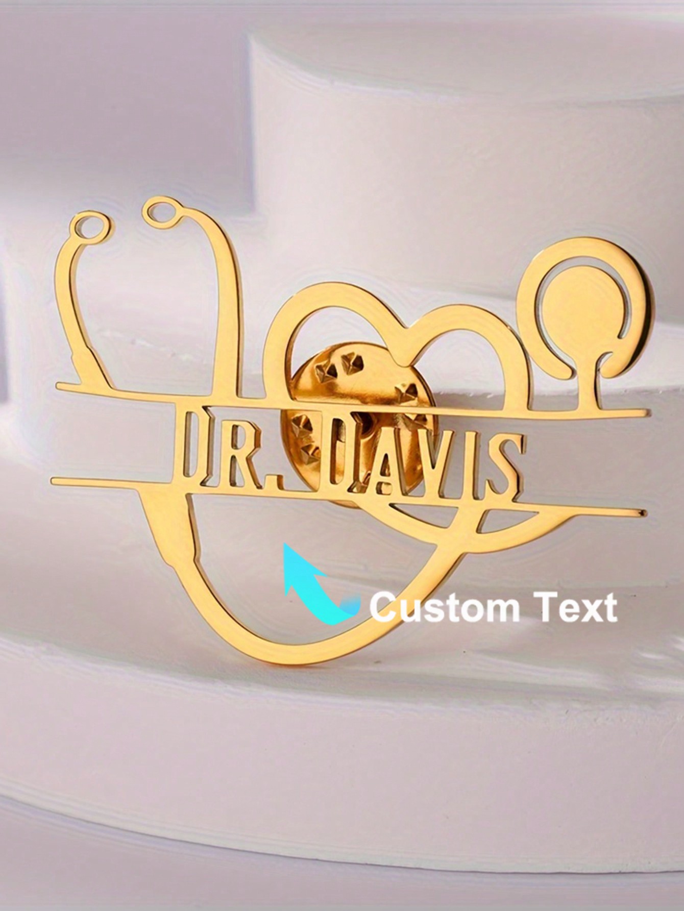 Broche Coeur Stéthoscope Vinta - Vintage Fashion Names avis et prix