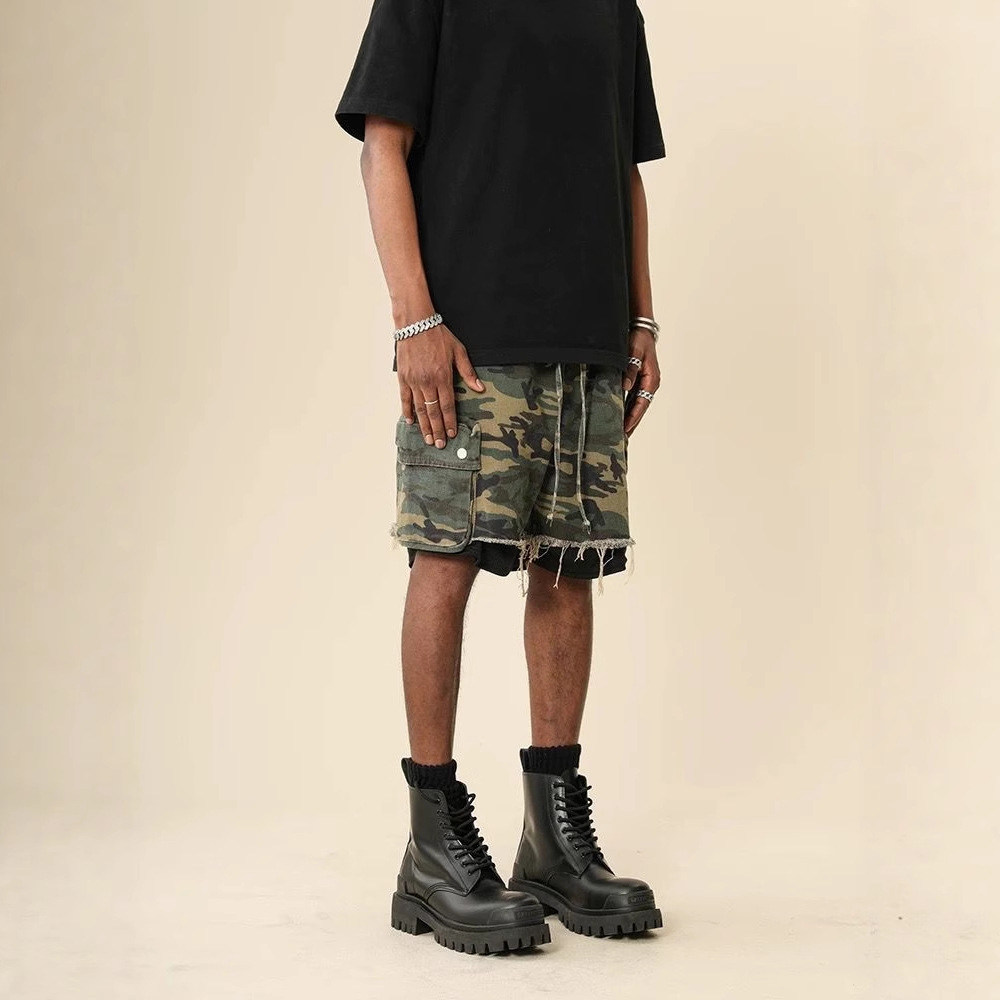 Shorts en jean camouflage vint - Vintage Fashion Jeans avis et prix
