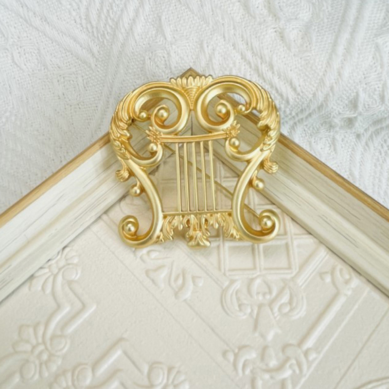 Broche Harpe Dorée Vintage, Bi - Vintage Fashion Postcards avis et prix