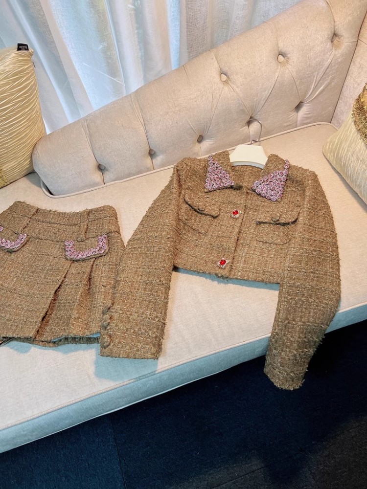 Ensemble deux pièces en Tweed  - Vintage Fashion Jacket avis et prix