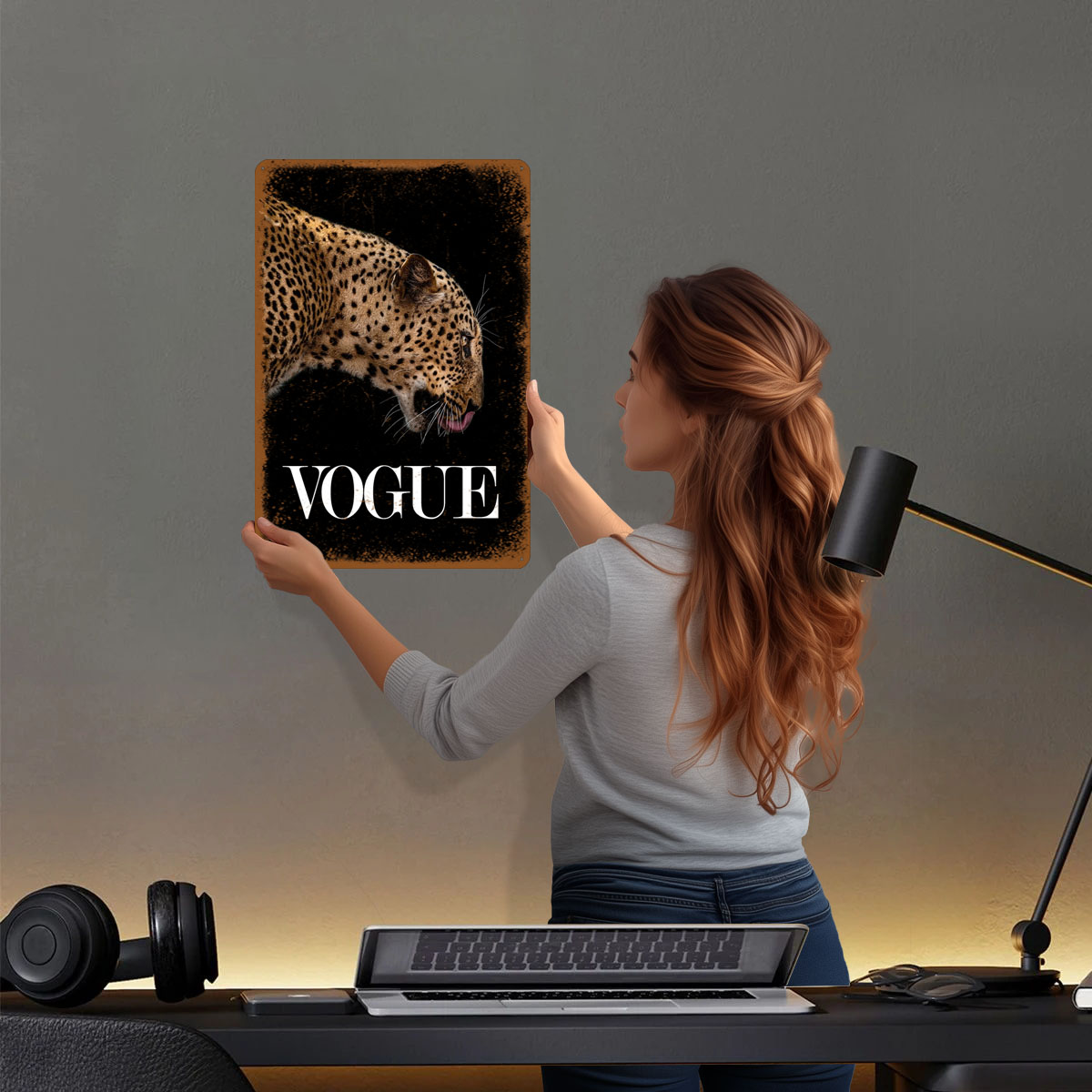 Affiche de mode en Vogue, pann - Vintage Fashion Vogue avis et prix
