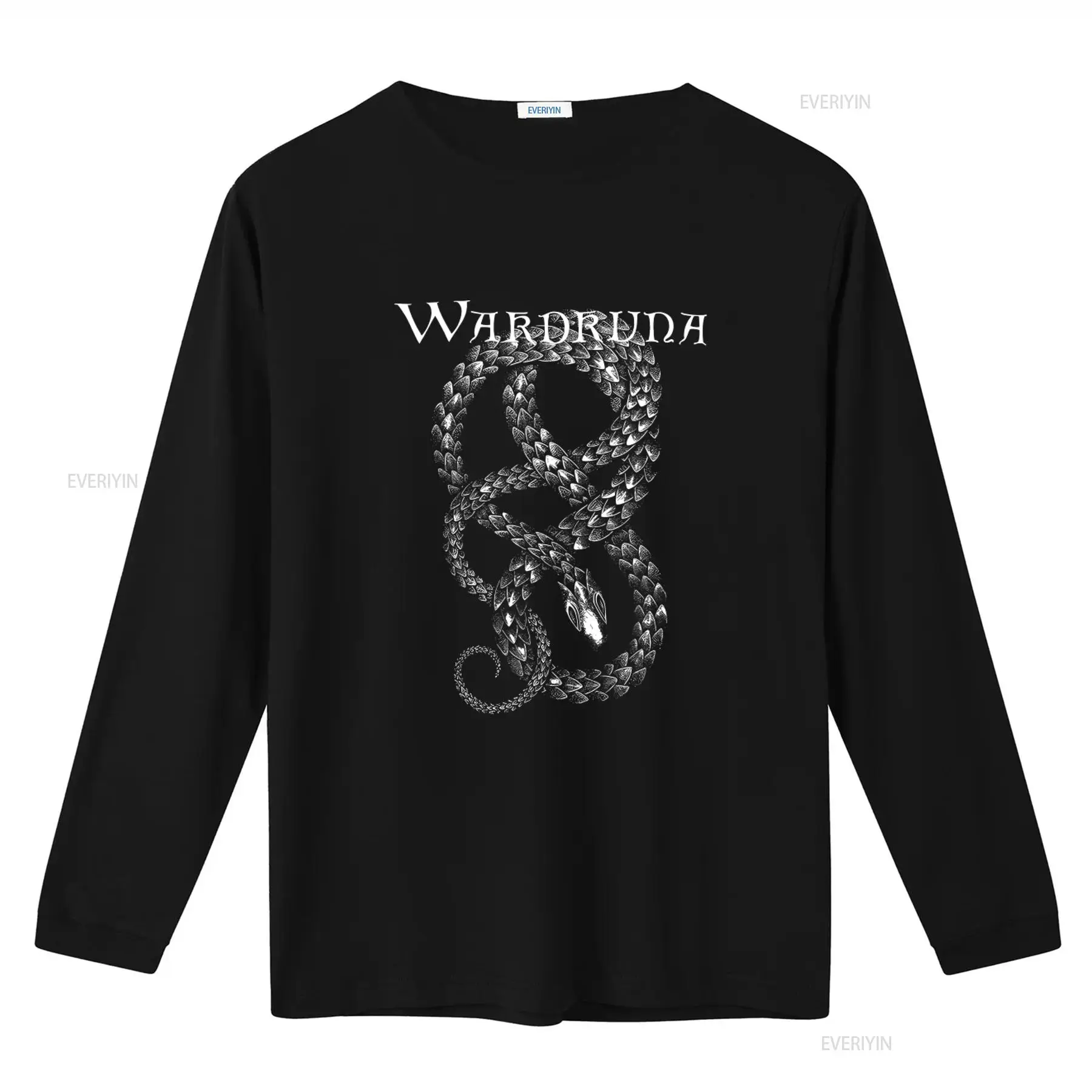 T-shirt noir Wardruna avec mot - Vintage Fashion Enthusiasts avis et prix