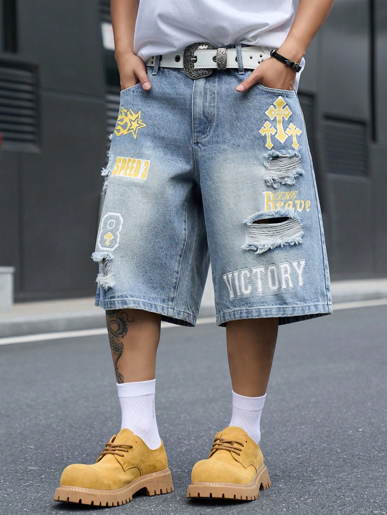 Shorts en jean ample pour homm - Vintage Fashion Jeans avis et prix