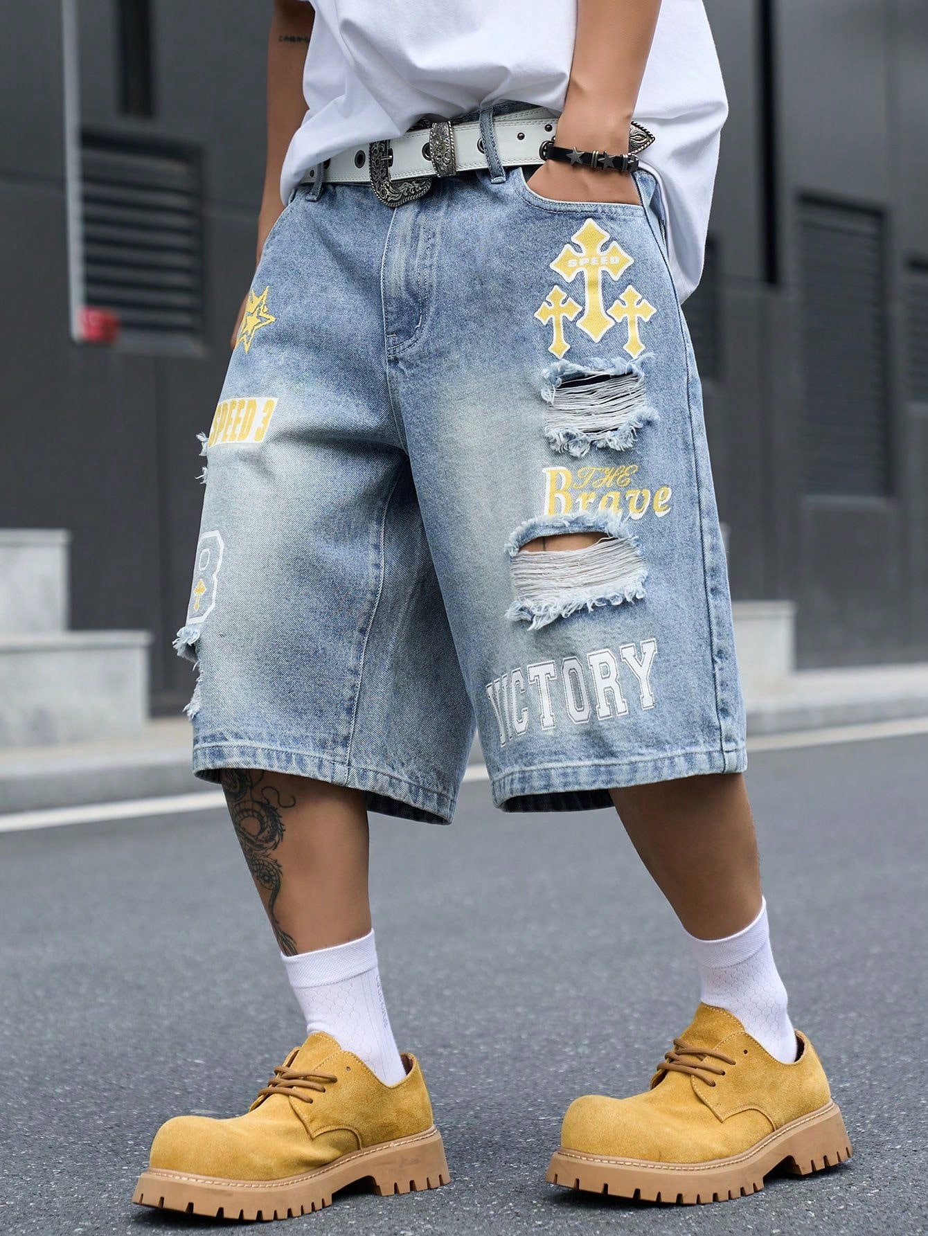 Shorts en jean ample pour homm - Vintage Fashion Jeans avis et prix